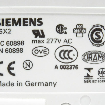 Siemens 5SX2 Leistungschutz Schalter 5SX 2 60898 - Maranos.de