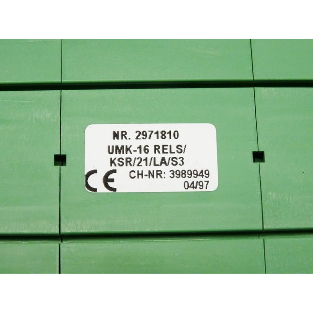 Phoenix Contact 2971810 / UMK-16 RELS/KSR/21/LA/S3 / Neu OVP - Maranos.de