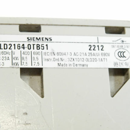 Siemens 3LD2164-0TB51 / Hauptschalter - Maranos.de