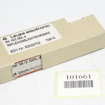 Leuze Electronic Reflexionslichtschranke RK18/2 GDL.4 50022702 / Neu OVP - Maranos.de