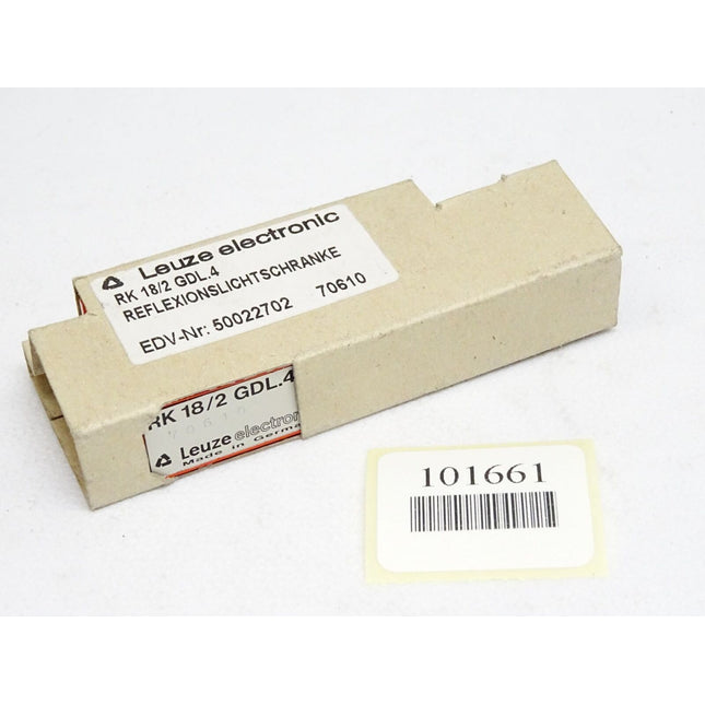 Leuze Electronic Reflexionslichtschranke RK18/2 GDL.4 50022702 / Neu OVP - Maranos.de