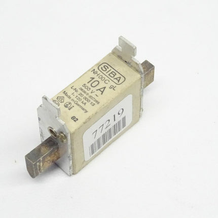 Siba NH 00 C Sicherung 10A NH-Sicherungseinsatz 500V NH00C - Maranos.de