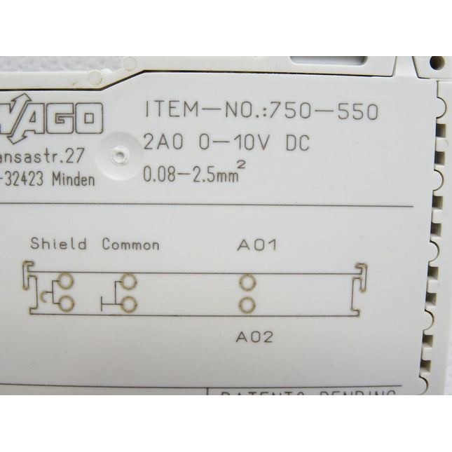 Wago Analog Output 750-550 / Neu - Maranos.de