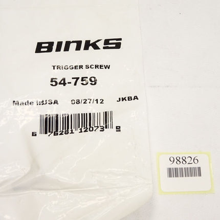 Binks 54-759 Trigger Screw / Neu OVP - Maranos.de