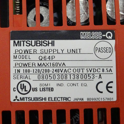 Mitsubishi Q64P Power Supply Unit Mower Max160VA - Maranos.de