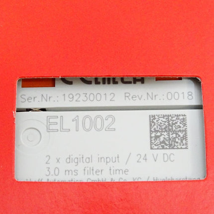 Beckhoff EL1002 Rev.0018 digitale Eingangsklemme / Neu OVP versiegelt - Maranos.de