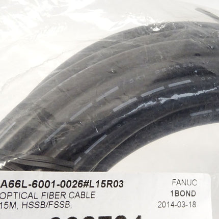 Fanuc Optical Fiber Cable A66L-6001-0026#L15R03 / Neu OVP - Maranos.de