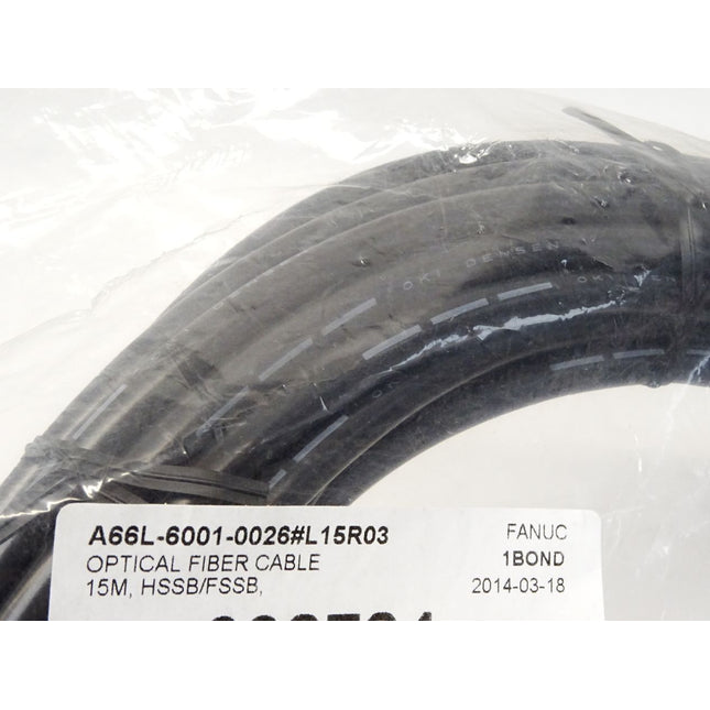 Fanuc Optical Fiber Cable A66L-6001-0026#L15R03 / Neu OVP - Maranos.de