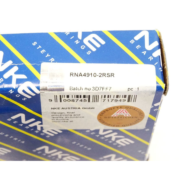 NKE Nadellager Beidseitig abgedichtet RNA4910-2RSR / Neu OVP - Maranos.de