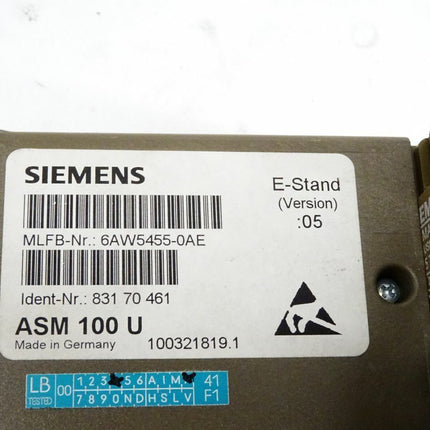 Siemens 6AW5455-0AE / 6AW5 455-0AE - Maranos.de