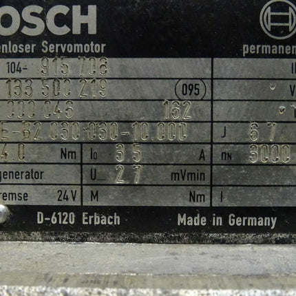 Bosch SE-B2.030.030-10.000 Bürstenloser Servomotor  3000 Rpm - Maranos.de