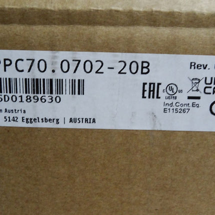 B&R 4PPC70.0702-20B Power Panel C70 7,0" / Neu OVP - Maranos.de