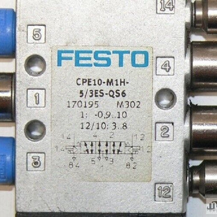 Festo CPE10-M1H-5/ES-QS6 170195 / MSZB-3-24 DC - Maranos.de