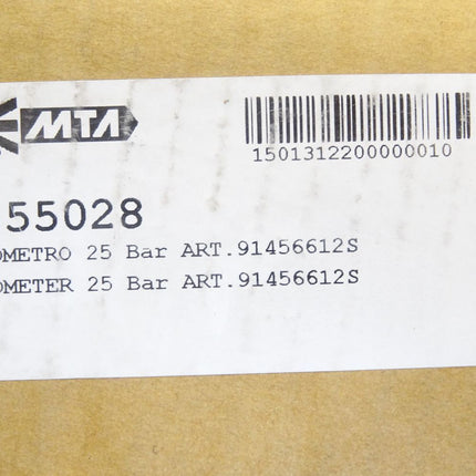 MTA 3455028 91456612S / Manometer 25bar 360psi/ Cewal / Inhalt : 5 Stück / Neu OVP - Maranos.de
