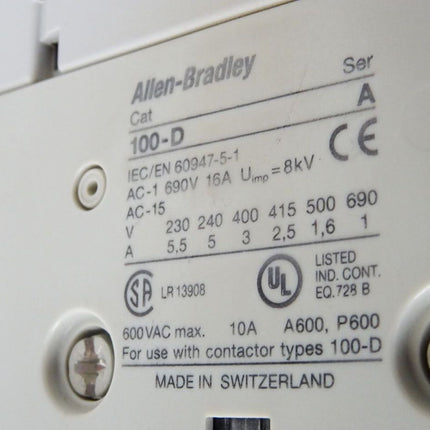 Allen Bradley Schütz 100-D250 100-D EI - Maranos.de