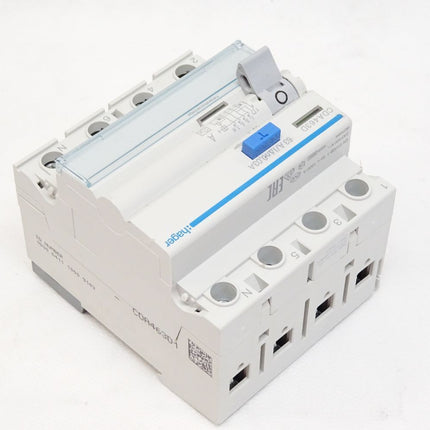 Hager CDA463D FI-­Schutz­schal­ter 4 polig 6kA 63A 30mA Typ A / Neu OVP - Maranos.de