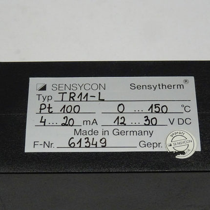 Sensycon TR11-L Temperatur-Messumformer V3HNA44CT001 - Maranos.de
