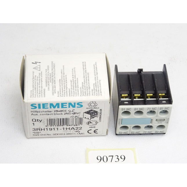 Siemens 3RH1911-1GA04 / Neu - Maranos.de