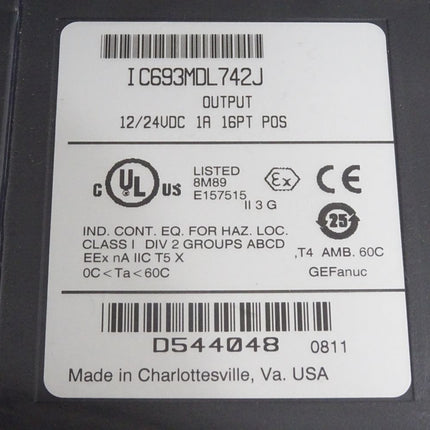 Fanuc GE IC693MDL742J IC693MDL742 J Ausgangsmodul / Neu OVP - Maranos.de