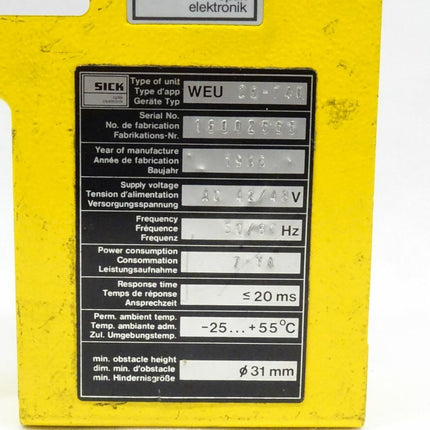 Sick WEU 26-740 Lichtschranke - Maranos.de