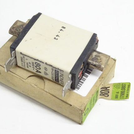 Lindner NH-C00 SGP Sicherung 500V / 80A / 17999 Vollschutz - Maranos.de