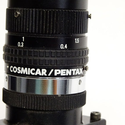 Teli CCD Camera CS8320C BV6400A7 + B+W 27E0918x + Cosmicar/pentax  TV Lens 25mm 1:1.4 - Maranos.de