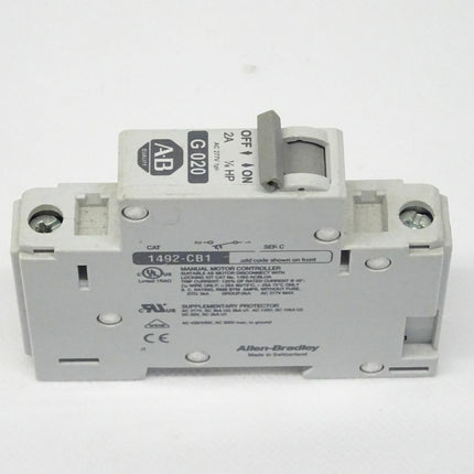 Allen Bradley 1492-CB1G020 Ser. C Leistungsschutzschalter 1492CB1G020 2A - Maranos.de