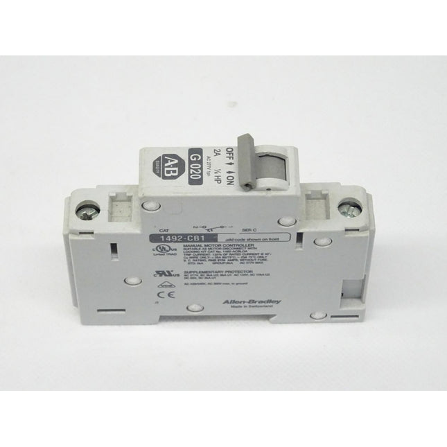Allen Bradley 1492-CB1G020 Ser. C Leistungsschutzschalter 1492CB1G020 2A - Maranos.de