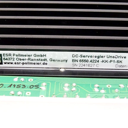 ESR Pollmeier DC Servoregler Uno Drive BN 6550.4224-KK-P1-SK / 40V 6A - Maranos.de