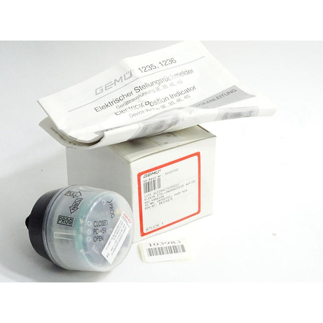 Gemü Elektrischer Stellungsrückmelder 1235 31002242 88205879 A1Z2SM125030G10 / Neu OVP - Maranos.de