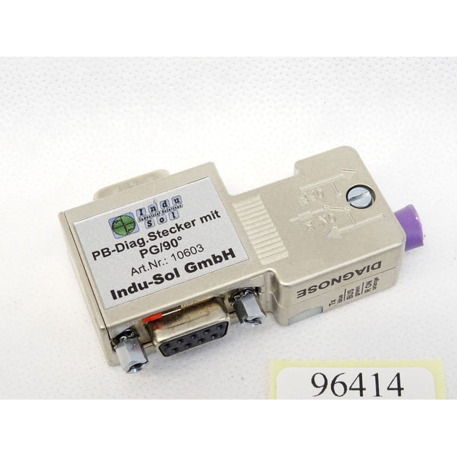 Indu-Sol 10603 PB-Diagnosestecker mit PG/90° - Maranos.de