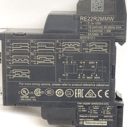 Telemecanique RE22R2MMW /  Multifunktions-Zeitrelais - Maranos.de