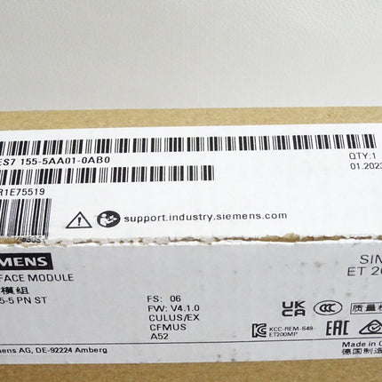 Siemens ET200MP IM155-5 PN ST 6ES7155-5AA01-0AB0 6ES7 155-5AA01-0AB0 / Neu OVP - Maranos.de