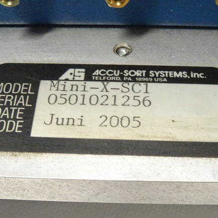 AS Accu Sort Systems MINI-X-SC1 / 126549276 - Maranos.de