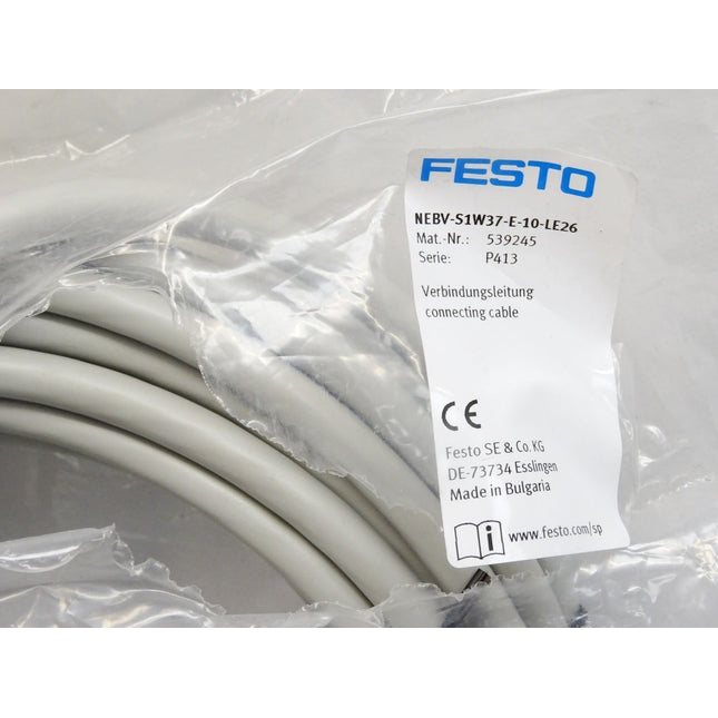 Festo Verbindungsleitung 539245 NEBV-S1W37-E-10-LE26 / Neu OVP - Maranos.de