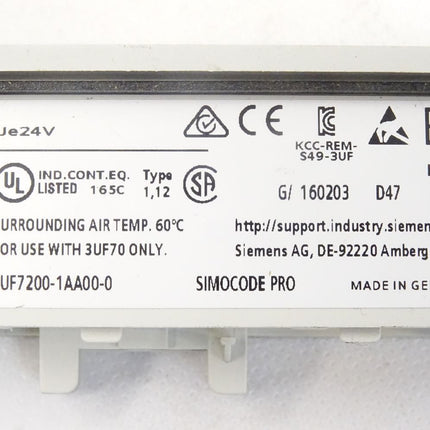 Siemens Simocode pro 3UF7200-1AA00-0 - Maranos.de