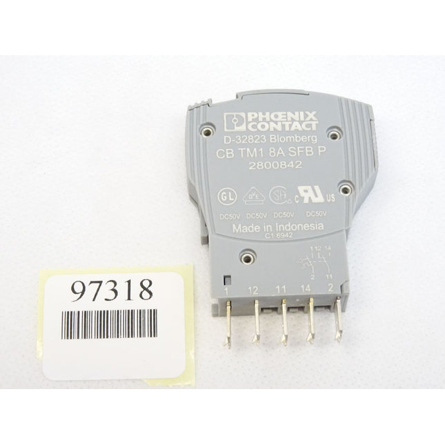 Phoenix Contact 2800842 CB TM1 8A SFB P Thermomagnetischer Geräteschutzschalter - Maranos.de