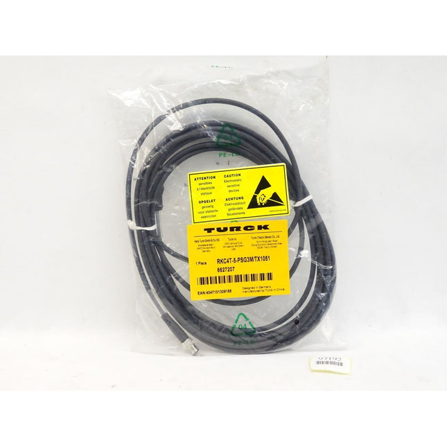 Turck Actuator and Sensor Cable RKC4T-5-PSG3M/TX1051 6627207 / Neu OVP - Maranos.de