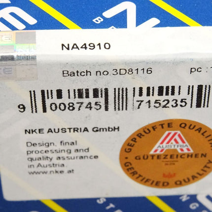 NKE Nadellager NA4910 / Neu OVP - Maranos.de