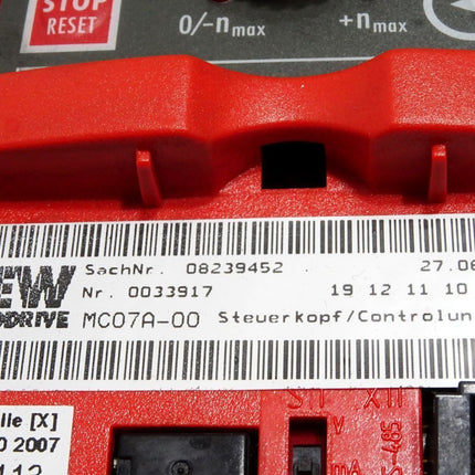 SEW Movitrac Umrichter 7.5kW MC07A075-5A3-4-00 08272557 MC07A-00 08239452  MDX60A0074-5A3-4-00 08239290 - Maranos.de