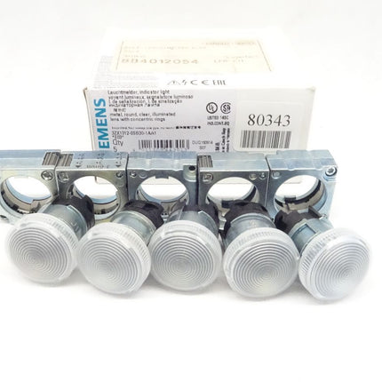 Siemens 3SB3501-6BA70 / 3SB3 501-6BA70 Leuchtmelder Klar NEU-OVP - Maranos.de