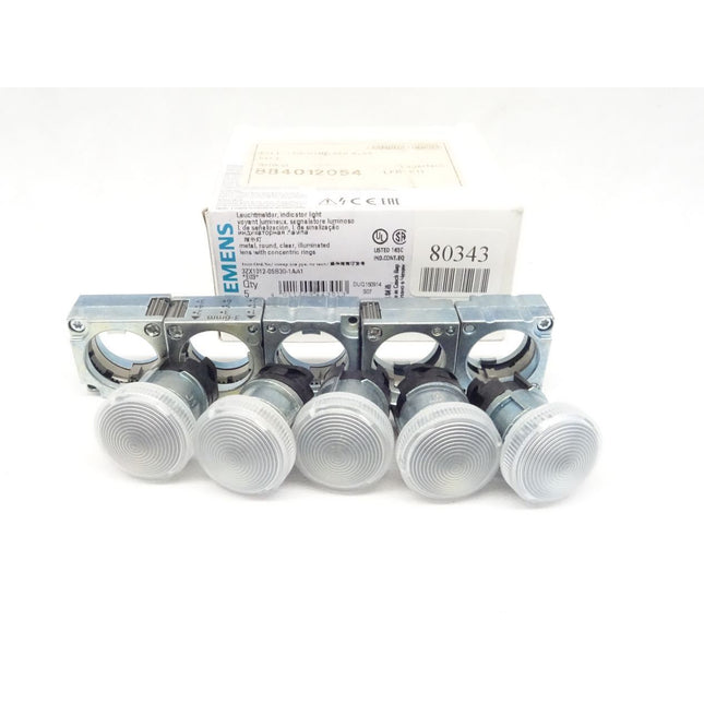 Siemens 3SB3501-6BA70 / 3SB3 501-6BA70 Leuchtmelder Klar NEU-OVP - Maranos.de