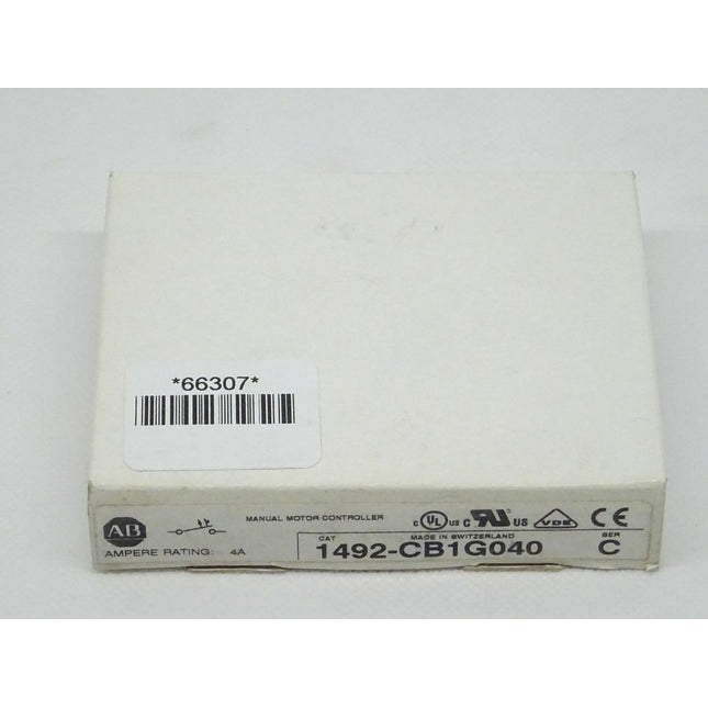 Allen Bradley 1492-CB1G040 Ser. C Motorkontrolle 1492CB1G040 / 4A NEU-OVP - Maranos.de