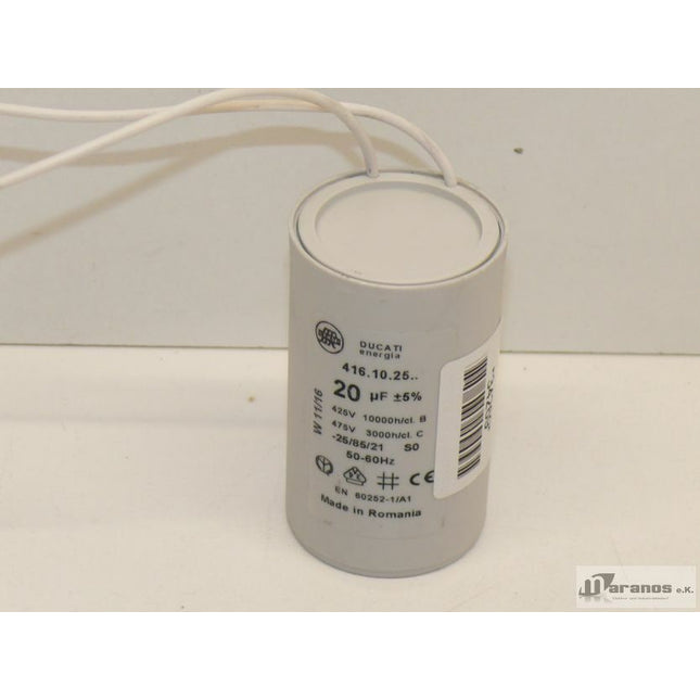 NEU Ducati energia 20 uF +-5% 416.10.25.. Betriebskondensator 11/16 50-60Hz - Maranos.de