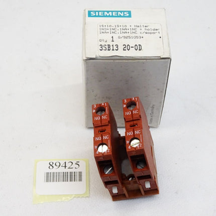Siemens CONTACT BLOCK WITH HOLDER / 3SB1320-0D / Neu OVP - Maranos.de