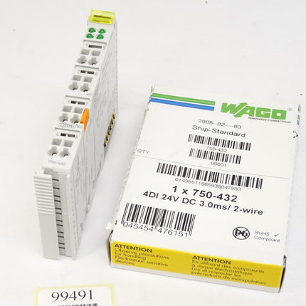 Wago 750-432 4-Kanal-Digitaleingang / Neu OVP - Maranos.de
