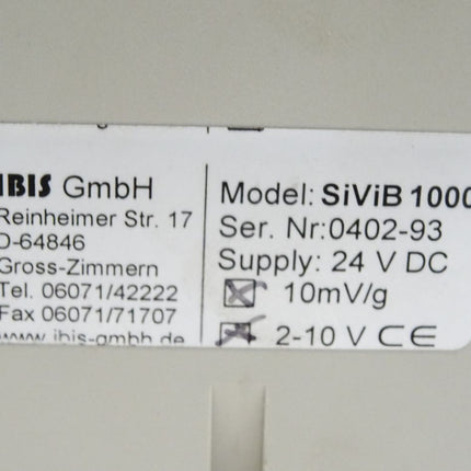 Ibis SiViB1000 Wälzlagerwächter - Maranos.de