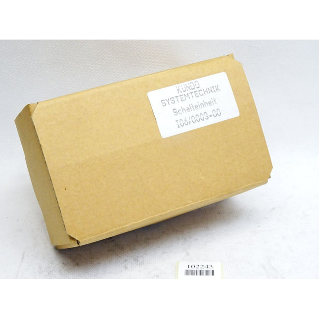 Kundo Systemtechnik Schalteinheit Gaswarnsystem I06/0003-00 / Neu OVP - Maranos.de