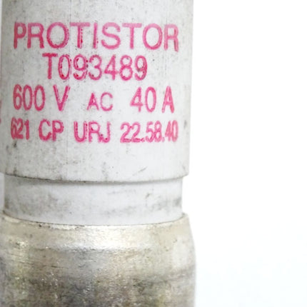Ferraz Protistor Sicherung T093489 600VAC 40A 621 CP URJ 22.58.40 / Unbenutzt - Maranos.de