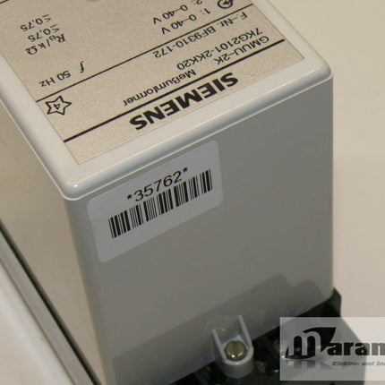 Siemens 7KG2101-2KK20 Meßumformer 7KG2 101-2KK20 GMUU-2K - Maranos.de